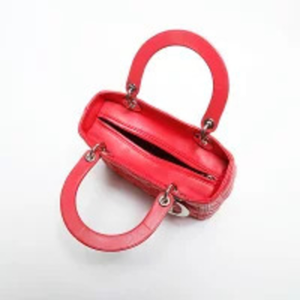 Christian Dior Lady Handbag Pink - Picture 12 of 13
